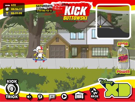 Kick Buttowski Games 